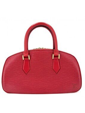 Louis Vuitton Handbag Epi Jasmine Castilian Red Gold
